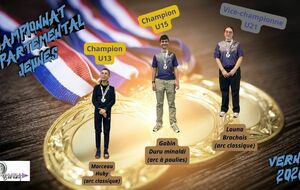 Championnat Départemental Jeunes : 3 titres