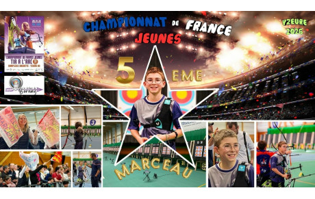 Championnat de France Jeunes : Marceau 5ème
